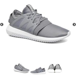 Gray Adidas Tubular Viral S75582 Running Shoes